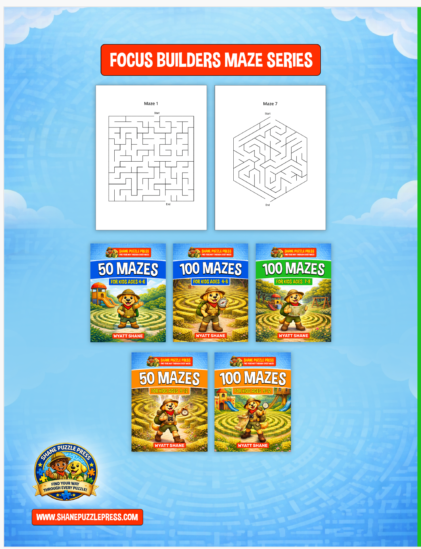 50 mazes for kids 7-8:A Screen-Free Maze Activity Book That Builds Focus, Confidence, and Problem-Solving Skills