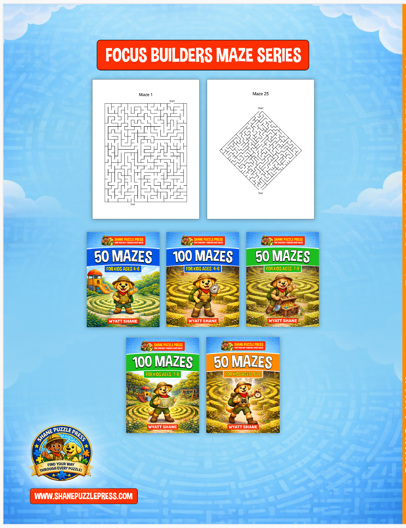 100 mazes for kids 9-12: A Screen-Free Maze Activity Book That Builds Focus, Confidence, and Problem-Solving Skills