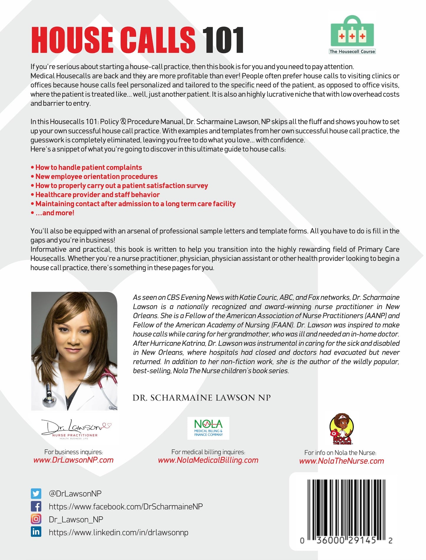 Housecalls 101: Policy and Procedure Manual for Medical Home Visits