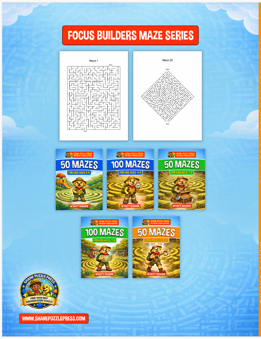 100 mazes for kids 9-12: A Screen-Free Maze Activity Book That Builds Focus, Confidence, and Problem-Solving Skills