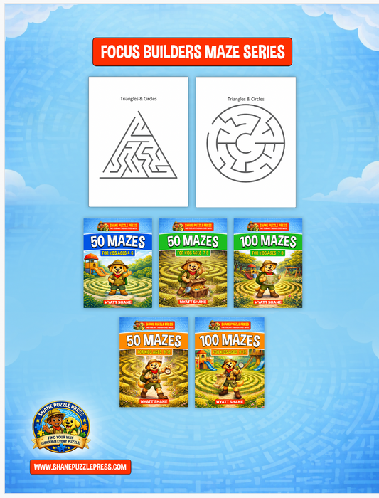 100 mazes for kids 4-6: A Screen-Free Maze Activity Book That Builds Focus, Confidence, and Problem-Solving Skills
